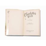 E.B. White, “Charlotte’s Web,” London, 1952, First Ed E. B. White (1899-1985) – American author“