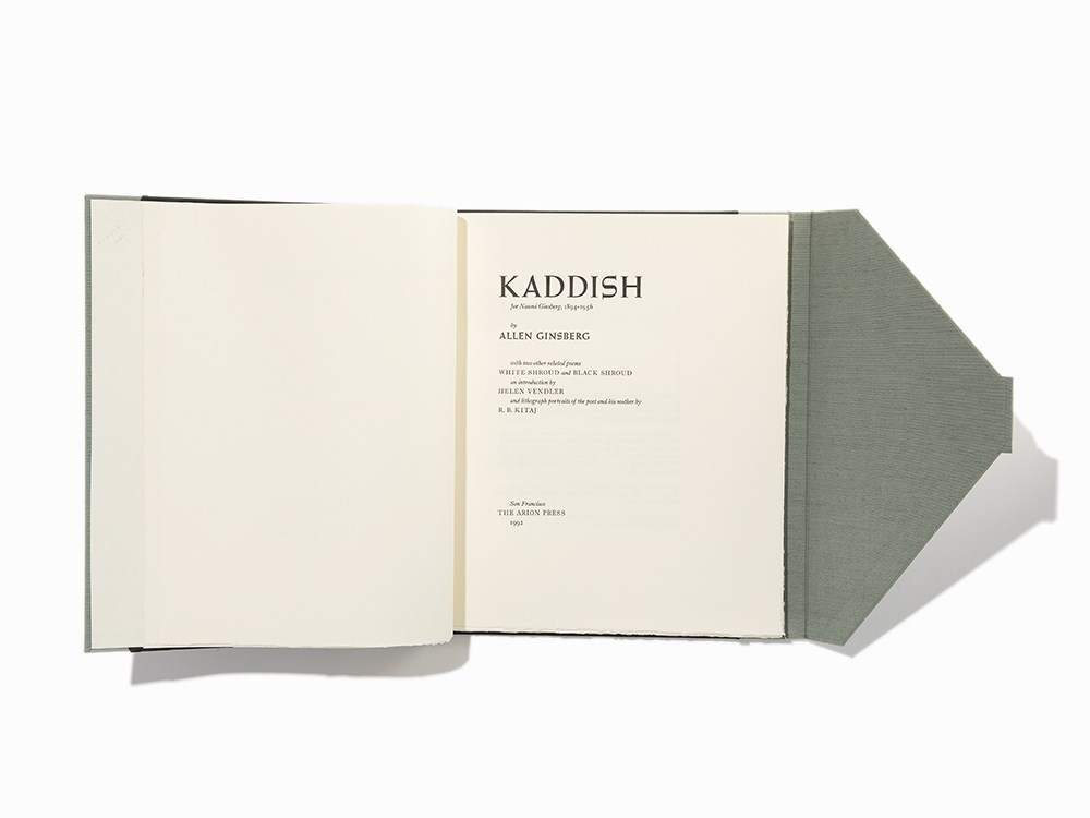 Allen Ginsberg & R.B. Kitaj, “Kaddish,” 1992, Ltd EdAllen Ginsberg (1926-1997) – American poet and