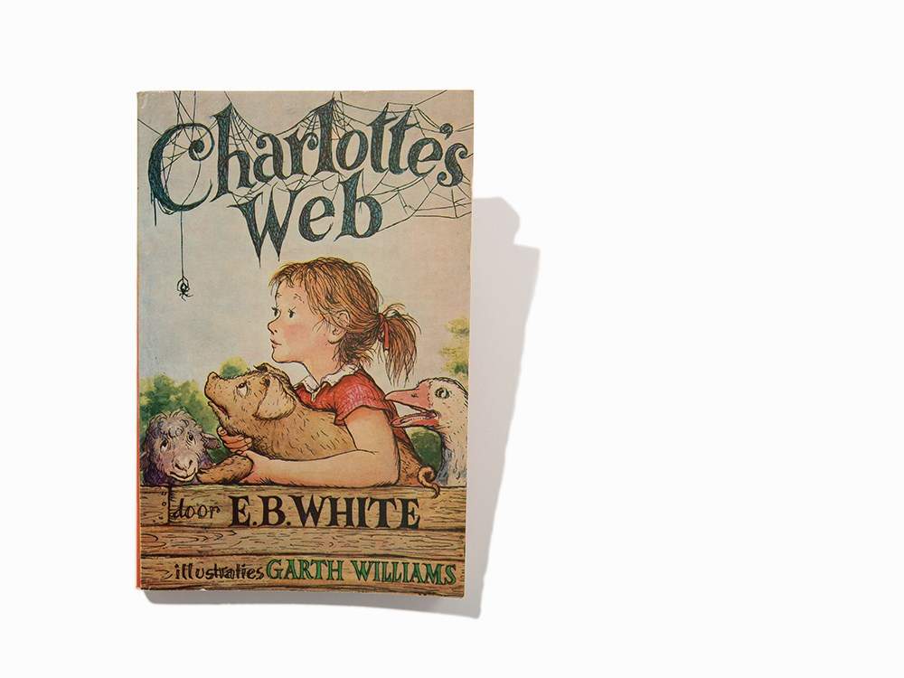 E.B. White, 5 Signed Editions of “Charlotte’s Web,” 1979 E. B. White (1899-1985) – American author“ - Image 2 of 16