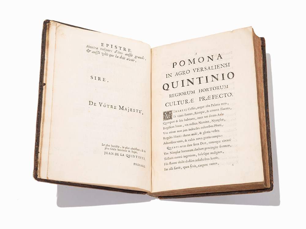 La Quintinie, “Instruction Pour Les Jardins,” 1690, First EdJean-Baptiste de La Quintinie (1626- - Image 11 of 12