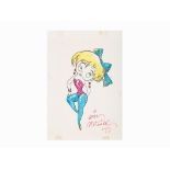 Grim Natwick, ‘Betty Boop’, Work on Paper, 1977 Color Drawing on PaperUSA, 1977Grim Natwick (