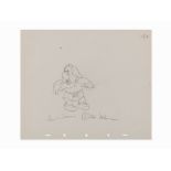 Walt Disney Studios, Sneezy, Work on Paper, 1937 Work on PaperUSA, 1937Walt Disney Studios (