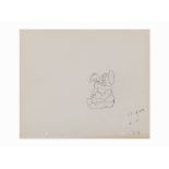 Walt Disney Studios, Happy, Work on Paper, 1937 Work on PaperUSA, 1937Walt Disney Studios (1923) –