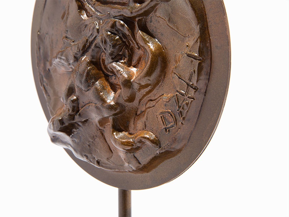 Salvador Dali, ‘King David’, Bronze Medallion, ca. 1970 From “Of Our Heritage” editionBronze with - Image 5 of 9