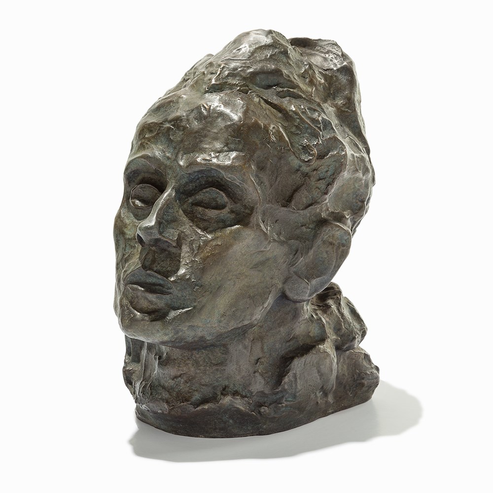 Egon Schiele (after), Bronze, Self Portrait, 1980Patinated bronzeAustria, conceived 1917, cast - Image 7 of 7