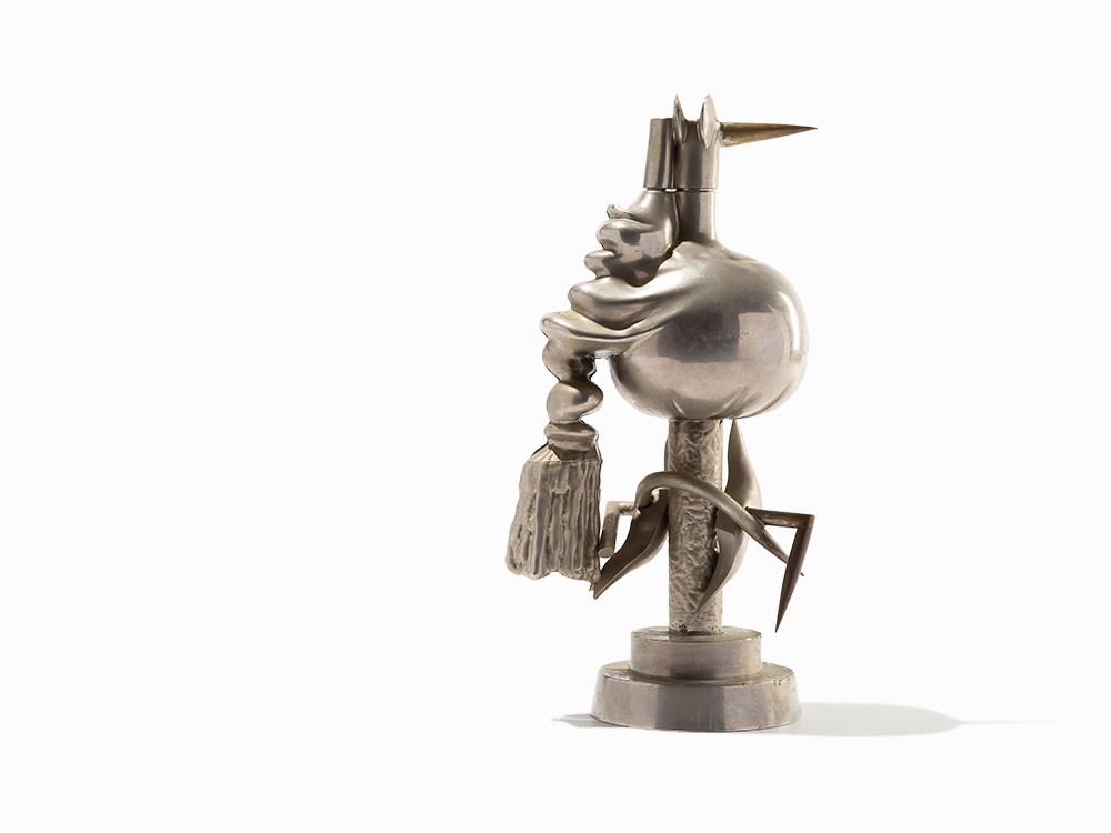 Wilfredo Lam, ‘L’Oiseau de fer’, Chrome-Plated Brass, 1970 Chrome-plated brassFrance, 1970Wilfred - Image 2 of 9