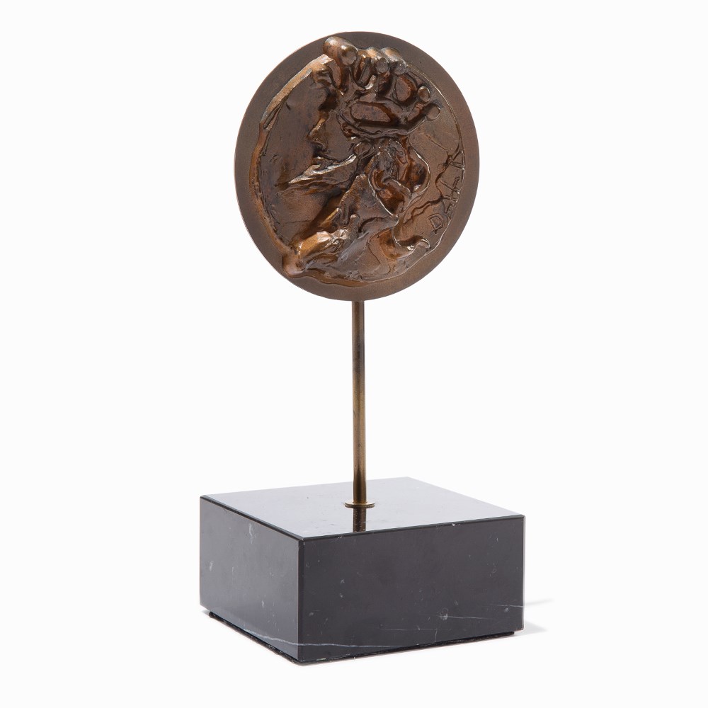 Salvador Dali, ‘King David’, Bronze Medallion, ca. 1970 From “Of Our Heritage” editionBronze with - Image 9 of 9