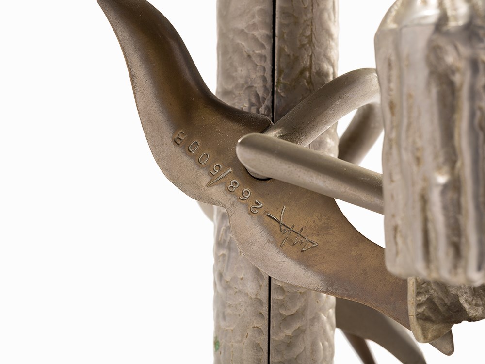 Wilfredo Lam, ‘L’Oiseau de fer’, Chrome-Plated Brass, 1970 Chrome-plated brassFrance, 1970Wilfred - Image 7 of 9