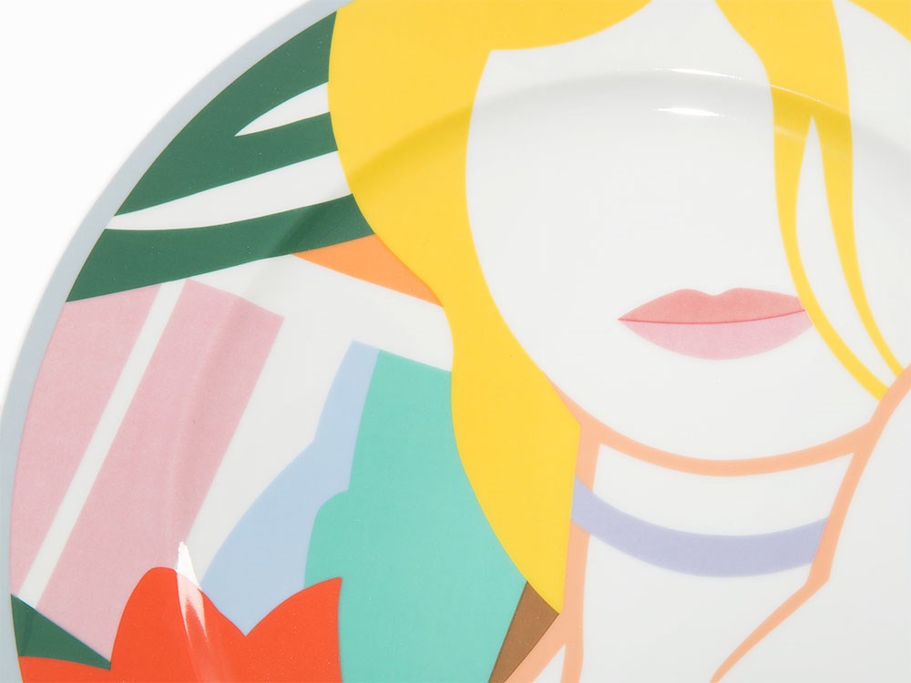 Tom Wesselmann, Pair of ‘Blonde Vivienne’ Plates, 1985-86 Transfer-printed service plate in colors - Image 5 of 7