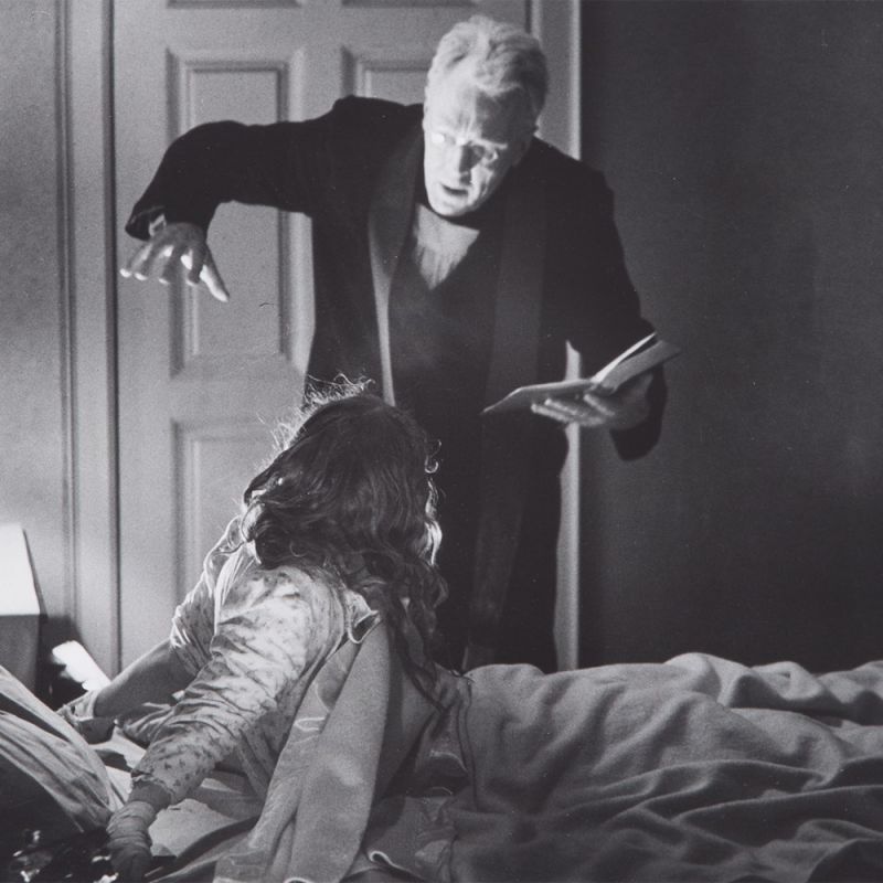 Gelatin printUSA, circa 1972Image featuring Max von Sydow and Linda Blair on set of the “The - Image 5 of 5