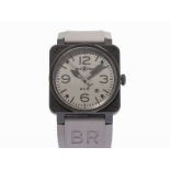 Bell & Ross Aviation Commando, Ref. BR03-92-S-25030Switzerland, circa 2015Automatic movement; hours,