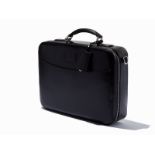 Black Leather, BriefcaseS.T. Dupont, France'ST DUPONT/PARIS/1872' embossed on leather on the