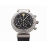 IWC Da Vinci Chronograph, Ref. IW375030Switzerland, circa 2002Automatic movement, caliber 79261,