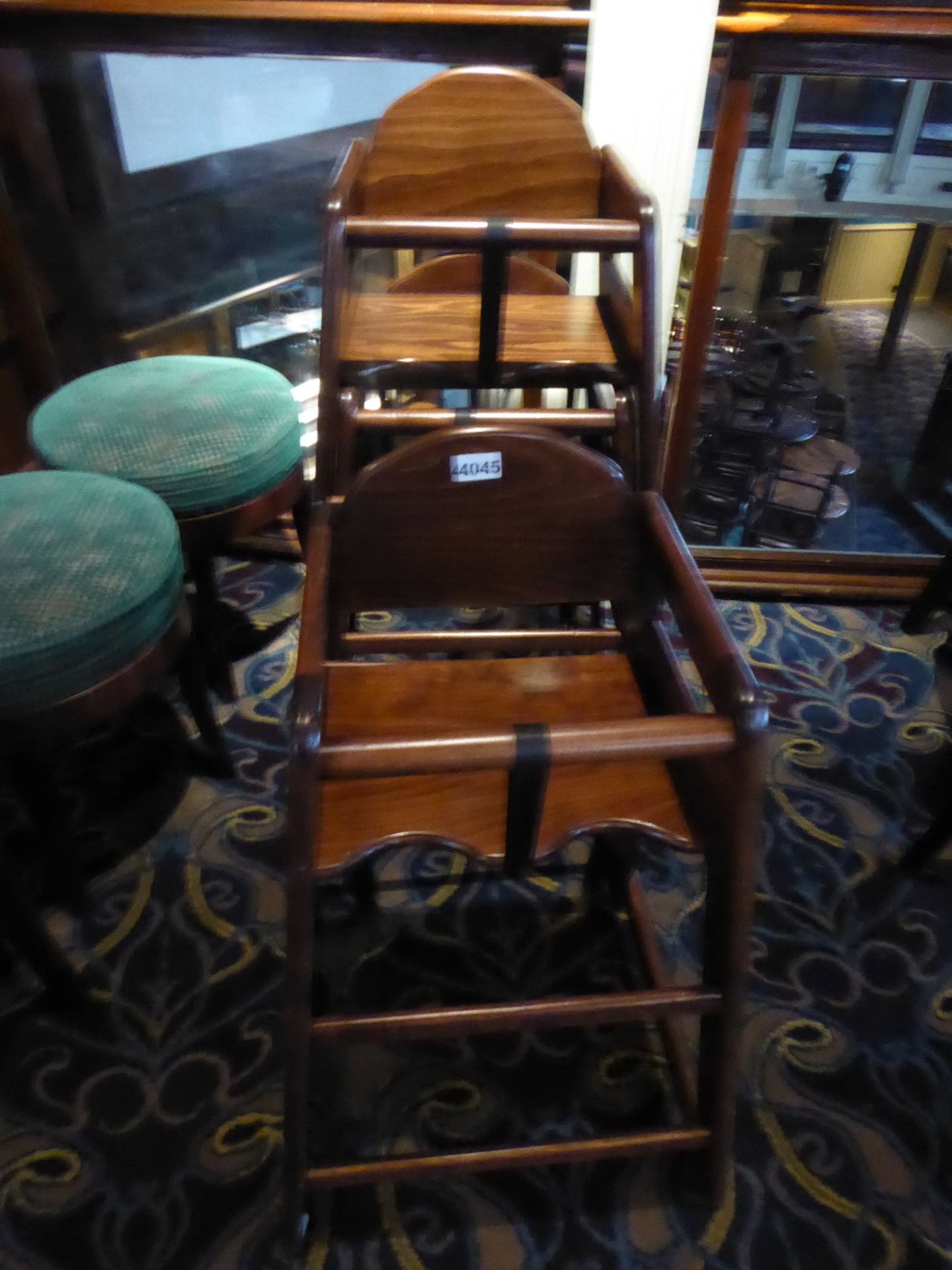 3x Wooden high chairs