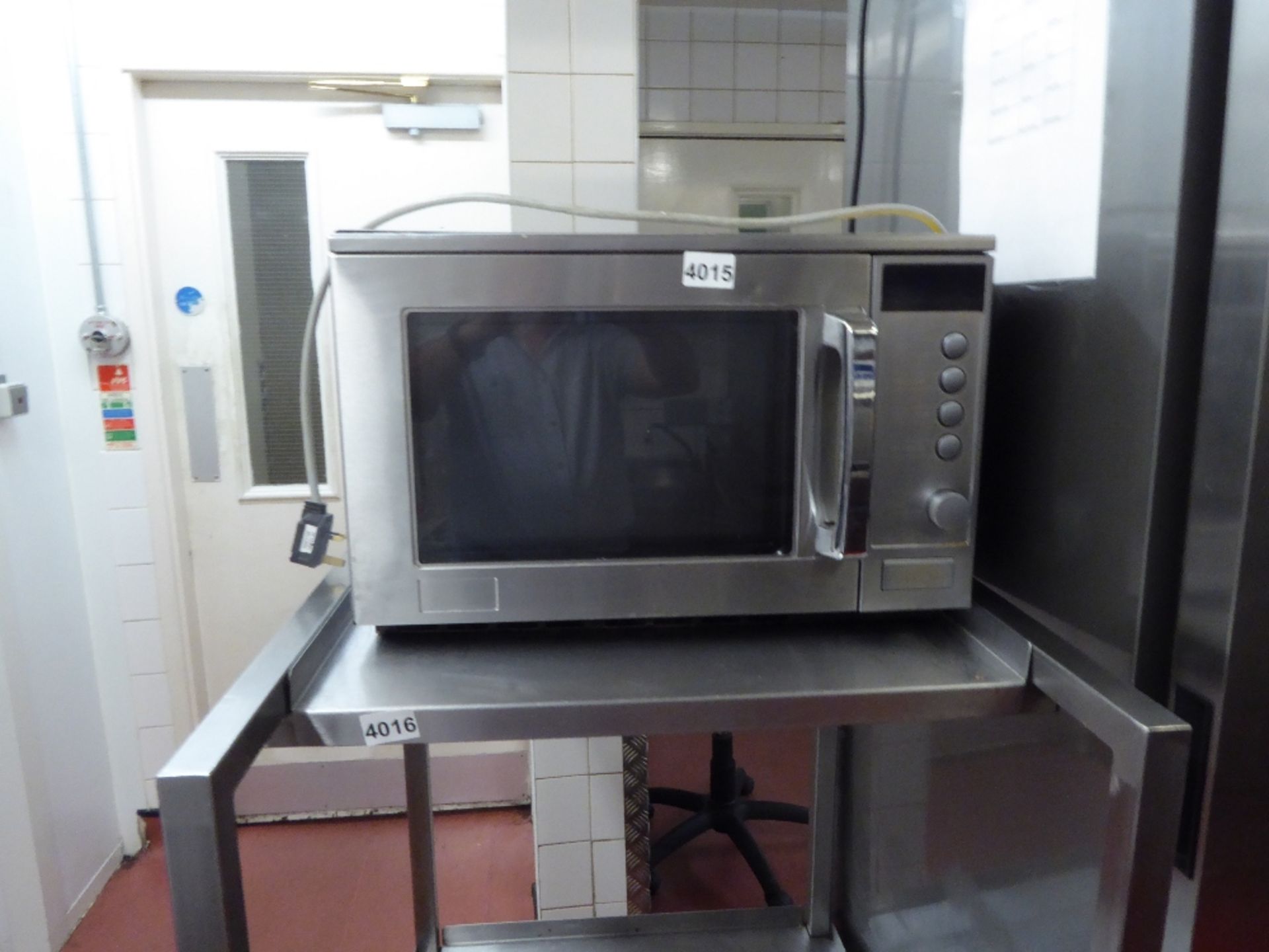 Stainless steel microwave , 1 phase