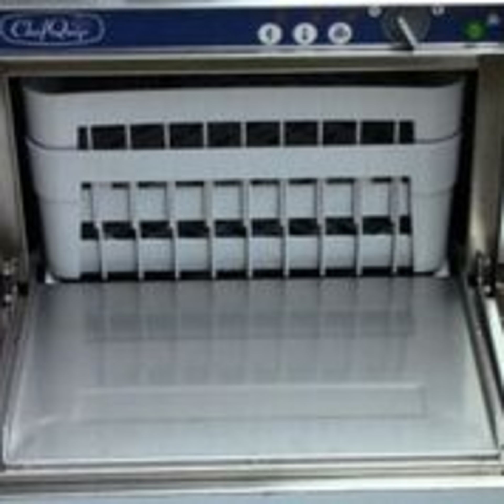 Undercounter Glasswasher 400mm basket with incorporated break tank and rinse booster pump ,double sk - Image 2 of 2