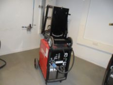 Weldability Mig 300 Powerstep. Welder includes leads and welding torch if shown in photo.