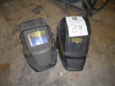 2 x Esab Eye Tech welding helmets. Lot is for both helmets.