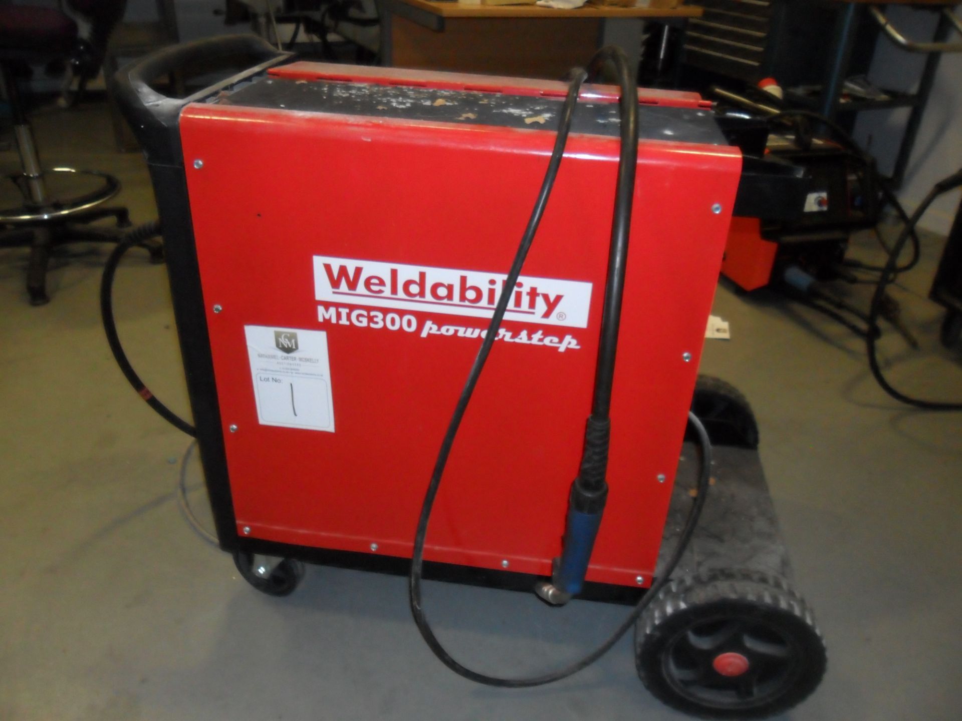 Weldability Mig 300 Powerstep Welder includes leads and welding torch if shown in photo. - Image 2 of 2