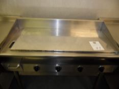 Keating electric griddle, for burgers, chicken etc. Chrome topped. With pull out drip tray for ease