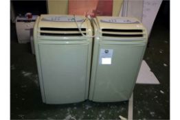 Mobile portable air conditioning unit.