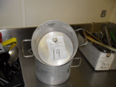 2 x catering pans for use in catering kitchens etc.