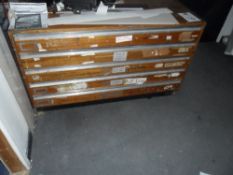 Map Drawer/ Plan Chest. Lot is for 1 item only.