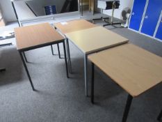 Assorted tables, Qty 4