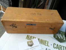 Punch Test in a Wooden box casing. A timeless piece of British Industrial History. Please note