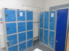 Probe 4 compartment lockers Qty3, Probe 2 compartm