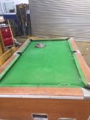 Pool Table needs new cloth.