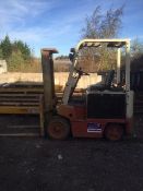 Electric Nissan Forklift, blown battery & charger