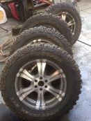 Set of 4 Fox Alloys and tyres.