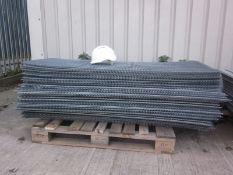 72 Welded Mesh Fencing Panels. Galfan.