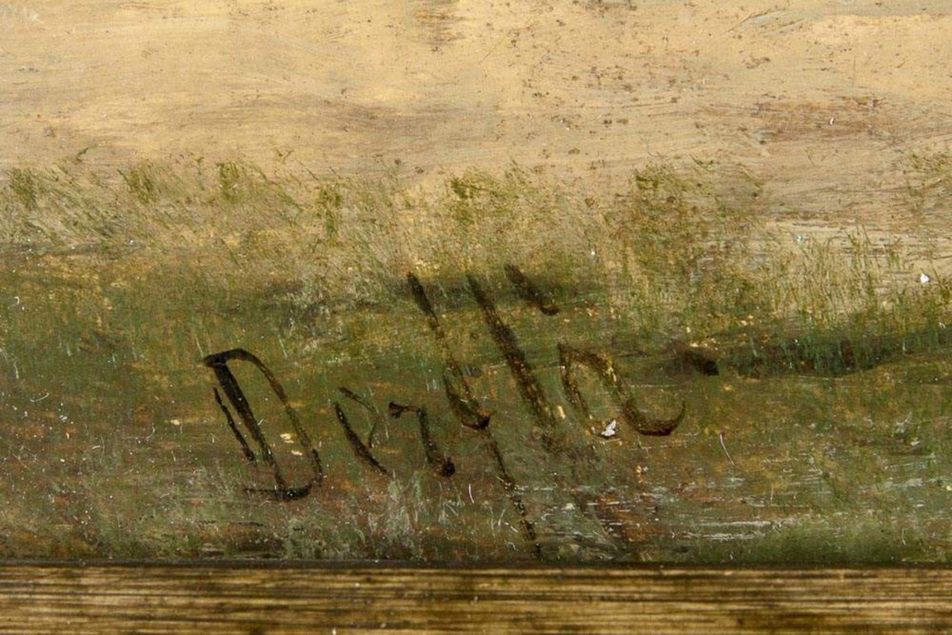 "Kutschenrennen" - Gemälde, Öl auf Holztafel, signiert Derfla = Alfred Derfla (alias Alfred - Image 6 of 10
