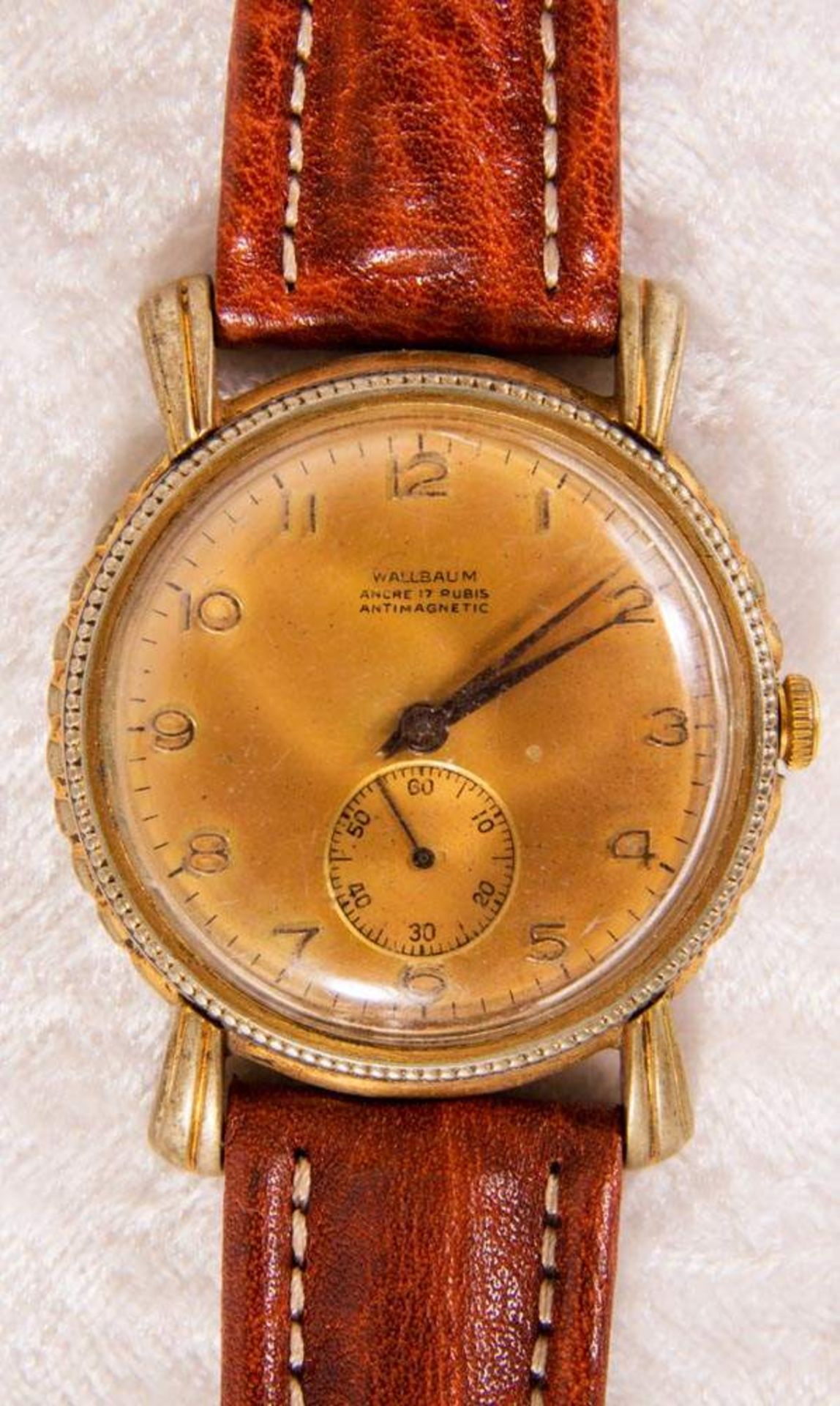 "WALLBAUM"- Herrenarmbanduhr. Eine Tochter-Uhrenmarke der "Schlup & Co. AG" welche auch Rado und