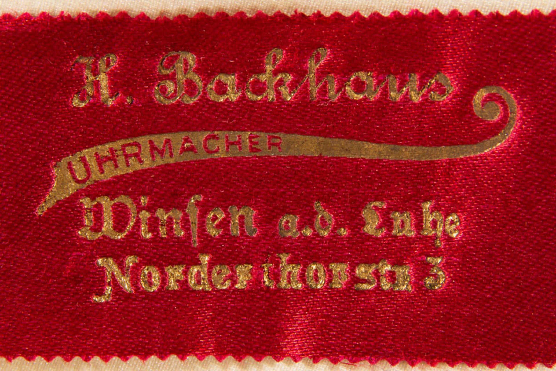 Antike Damentaschenuhr um 1900 in orig. Kartonage. Werk läuft an. Durchmesser ca 30mm. - Image 9 of 10