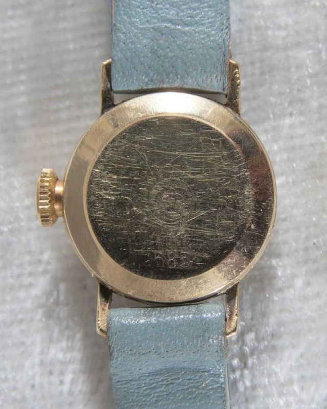 Junghans Damenarmbanduhr, Gehäuse in 585er Gelbgold (14 K). Getragen. Ca. 1960er Jahre. Werk ohne - Image 6 of 7