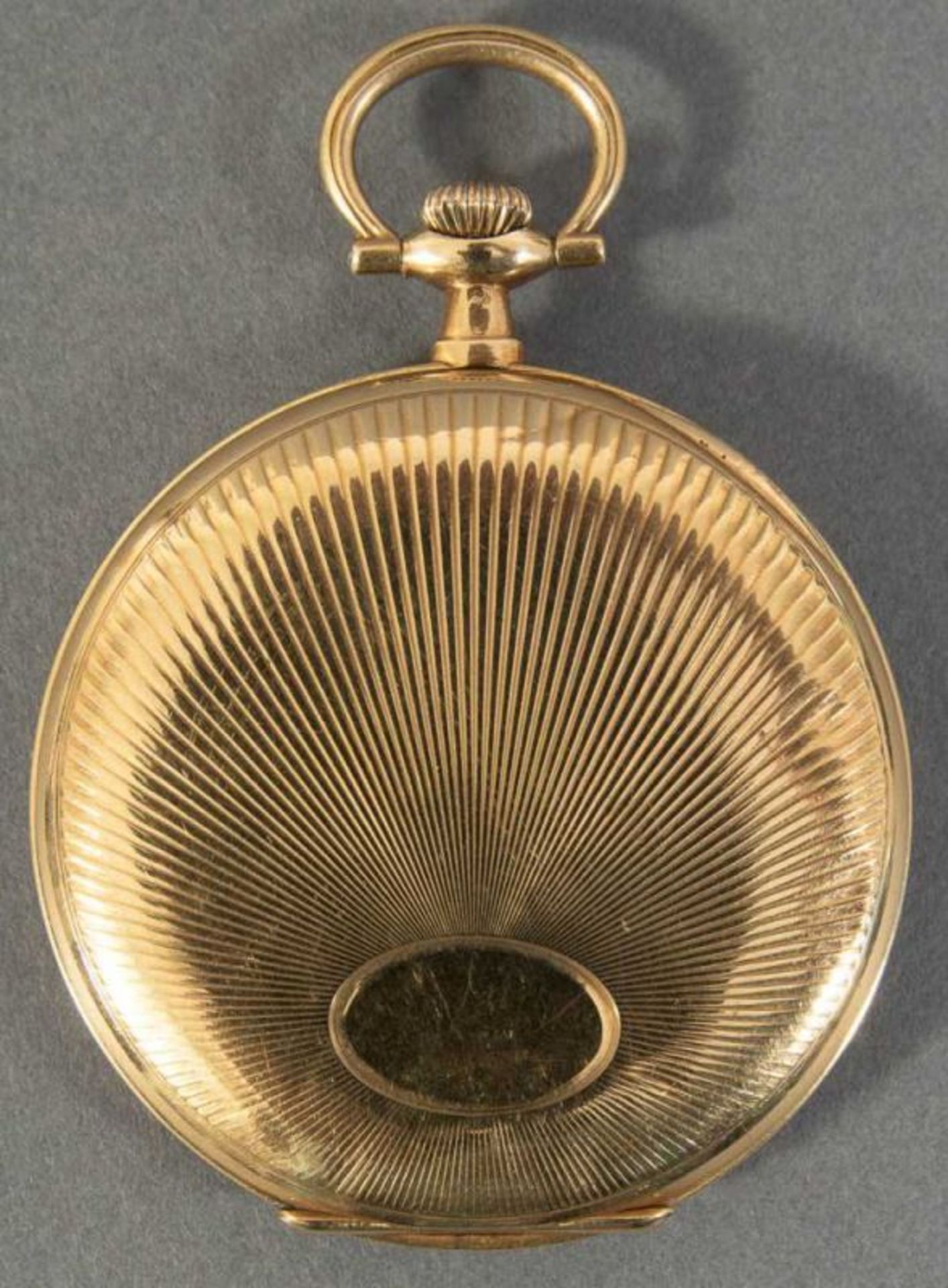 ZENITH-FRACKUHR. Herrentaschenuhr in 14 K. = 585er Gelbgold. Werkno. 1883186. Gehäuseno. 151152. - Image 4 of 11