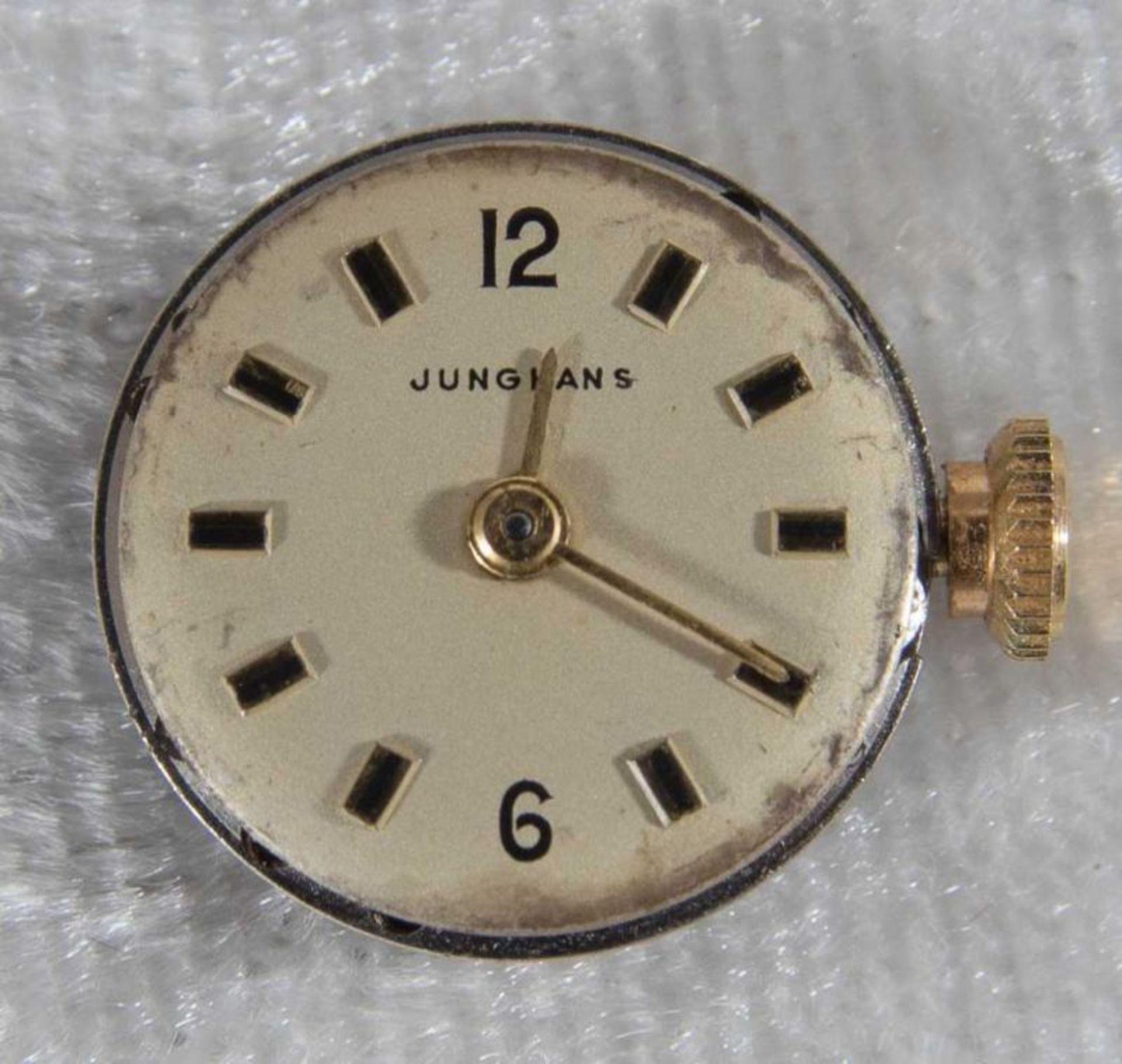 Junghans Damenarmbanduhr, Gehäuse in 585er Gelbgold (14 K). Getragen. Ca. 1960er Jahre. Werk ohne - Image 3 of 7