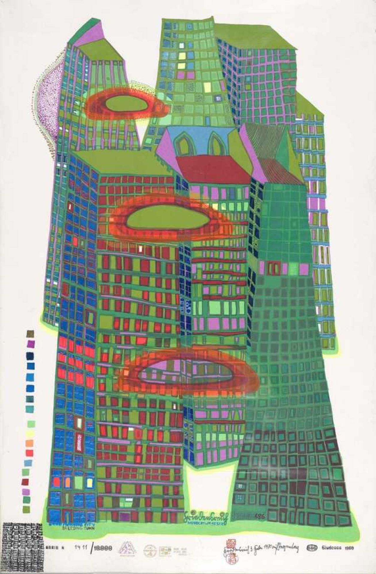 Hundertwasser, Friedensreich ('Fritz Stowasser') 1928 Wien - 2000 Oakland/Neuseeland Good Morning