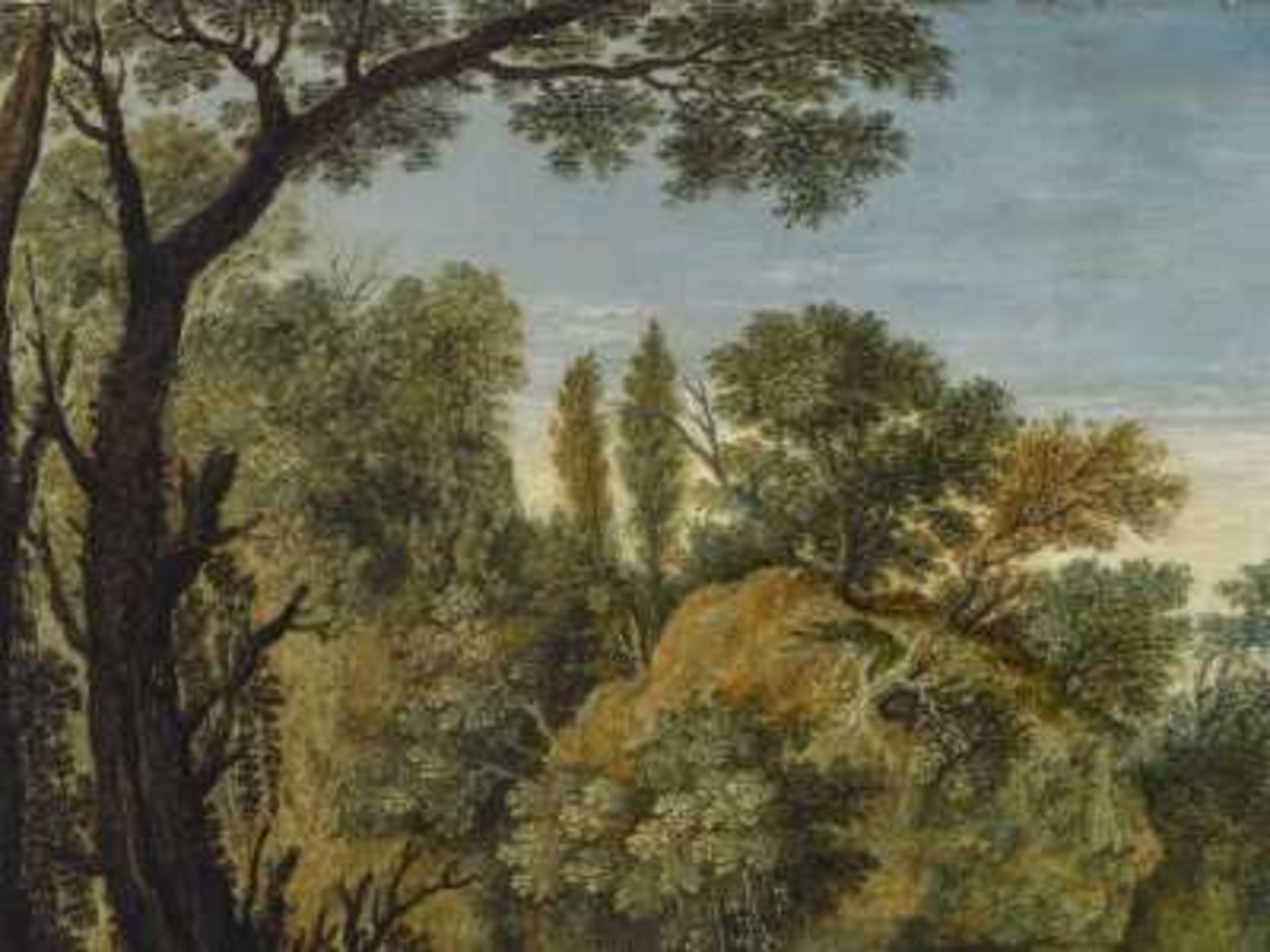 Rijckaert, Marten 1587 Antwerpen - 1631 ebenda Felsenlandschaft mit Reitern Auf den Felsen rechts - Bild 2 aus 5