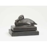 Ente Hans Gsell (1884 Hagenau - 1915 Savonnières), zugeschrieben Bronze, braun patiniert. Auf