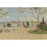 Rasch, Heinrich 1840 Norburg auf d. Insel Alsen (Dänemark) - 1913 Coburg In der Lagune von Venedig