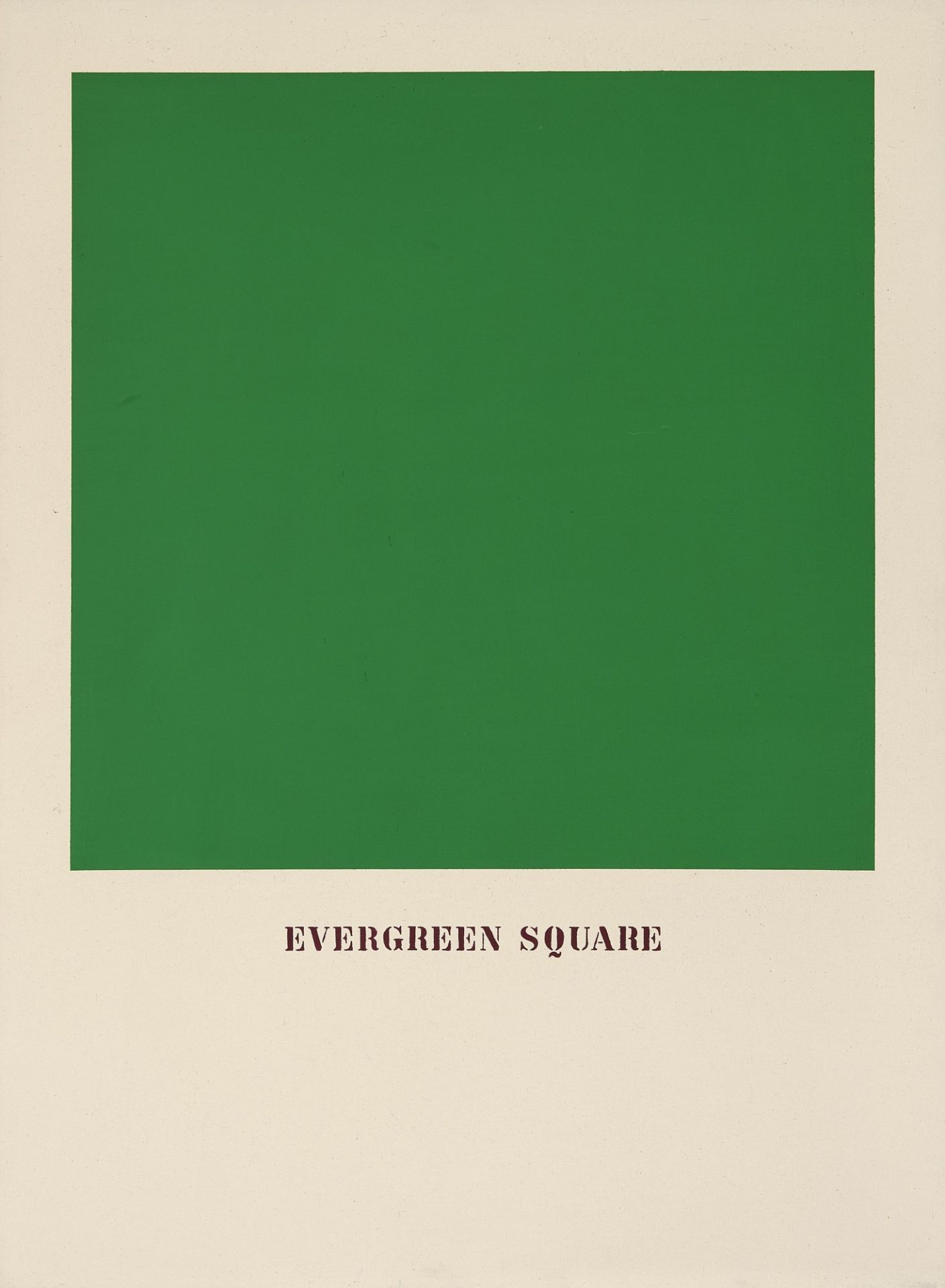 Tòt, Endre 1937 Sümeg (Ungarn) - lebt in Köln "Evergreen Square". 1973/87 Acryl auf Leinwand 137 x