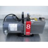 Edwards 8 Two Stage Pump E2M8. Powers on and runs.