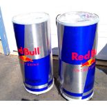 One lot consisting of (2) Red Bull Portable Electric Coolers