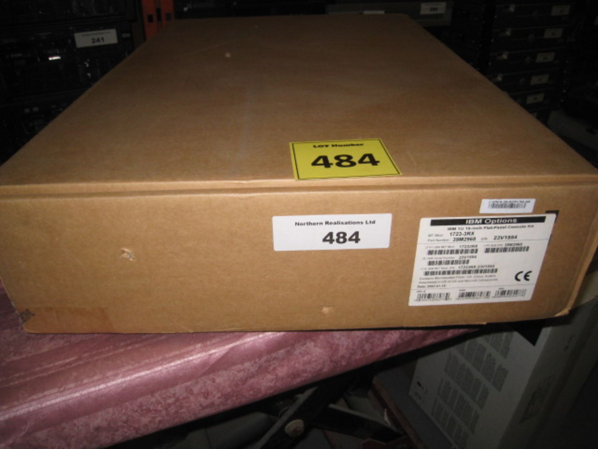 IBM 1U 15" FLAT PANEL MONITOR CONSOL KIT (WITHOUT KEYBOARD) MODEL MT 17232RX. STILL  IN ORIGINAL