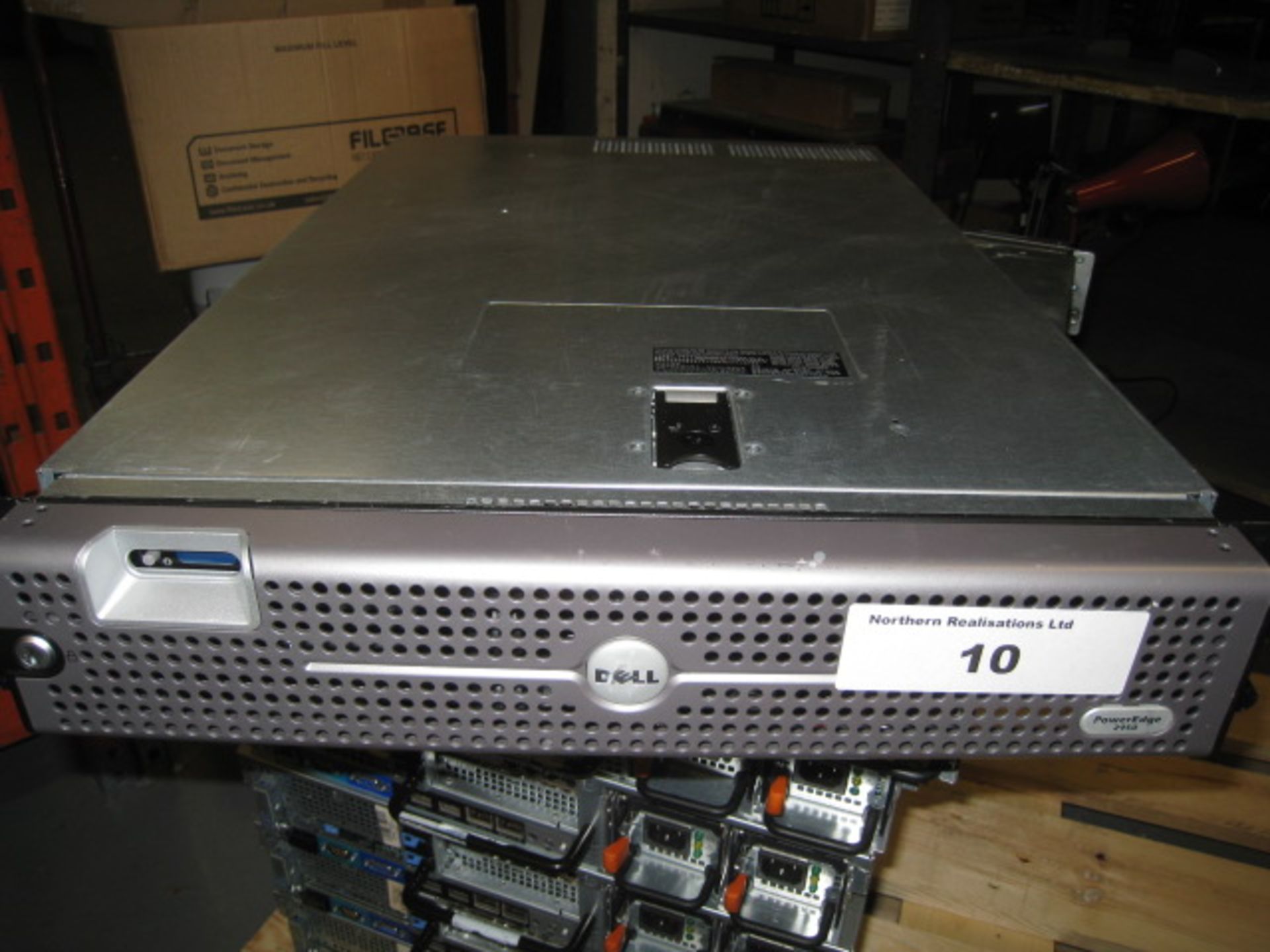 DELL POWEREDGE 2950 2U RACKMOUNT FILESERVER.2 X QUAD CORE 3.OGHZ PROCESSORS, 32GB RAM, 2 X 300GB SAS