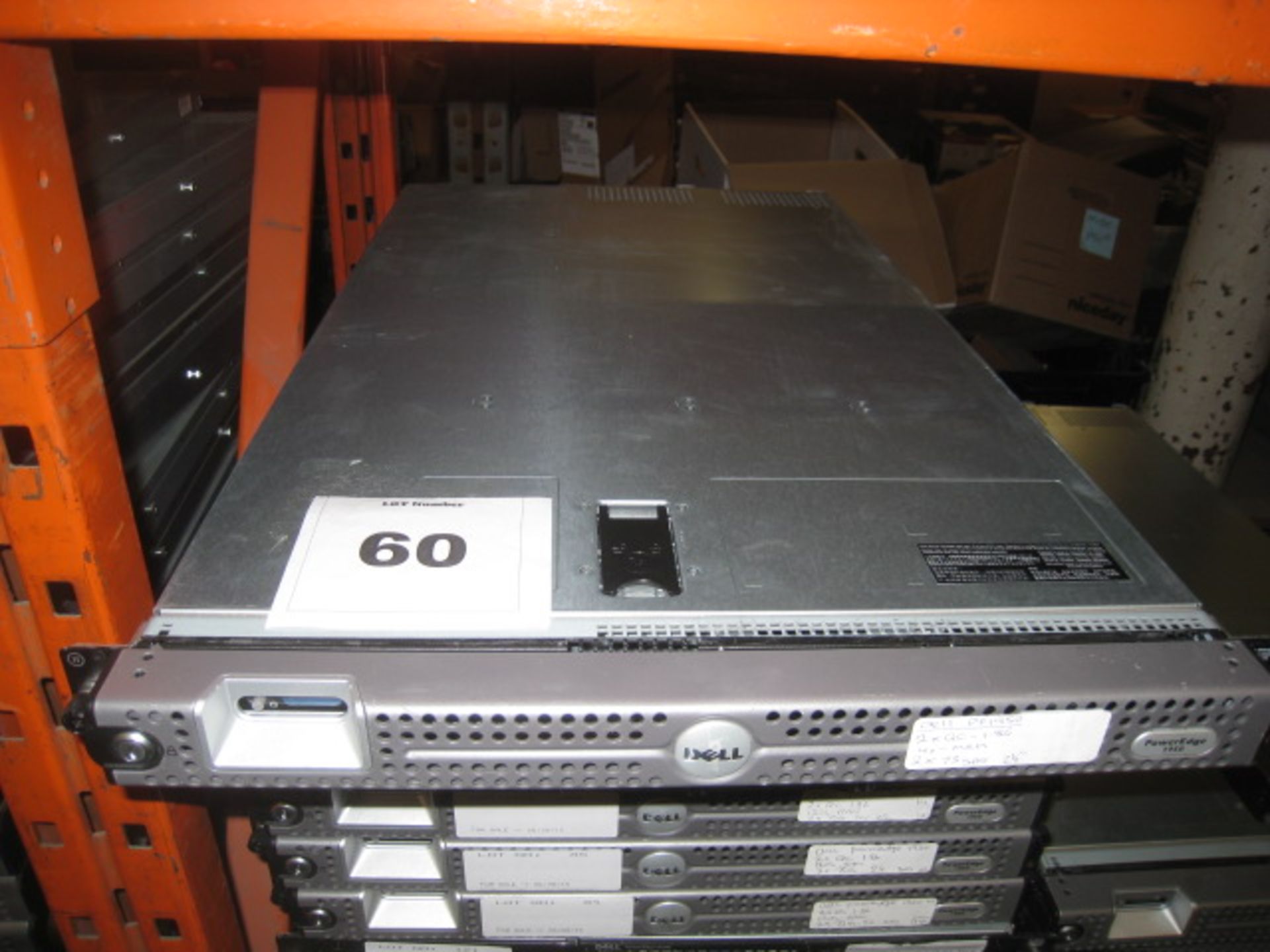 Dell Poweredge 1950 1U file server2 x Quad-core 1.86ghz processor, 4GB RAM, 2 X 73GB SAS HDD'S